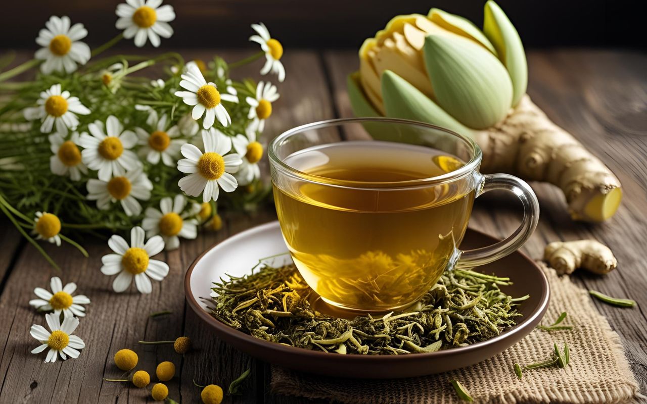 Trà thảo mộc giúp giảm mỡ nội tạng