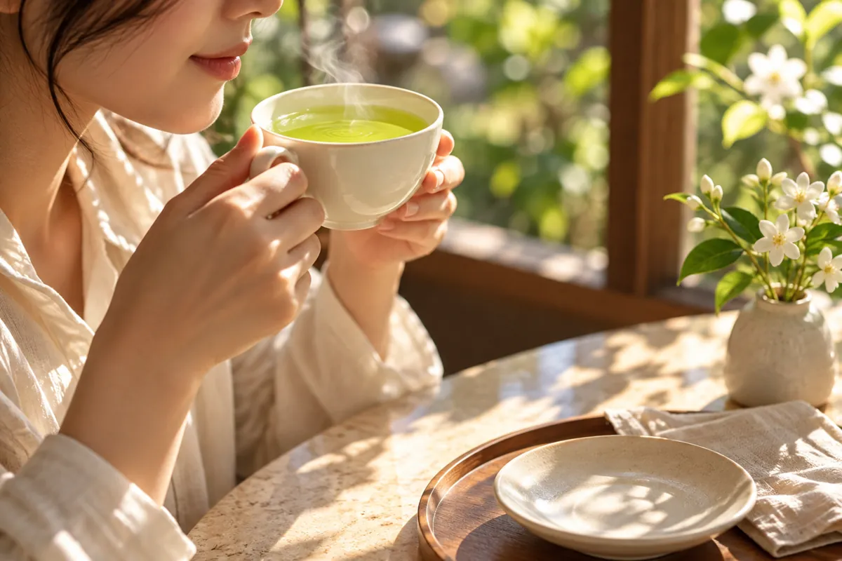 2. Uống trà xanh nóng có gì đặc biệt?