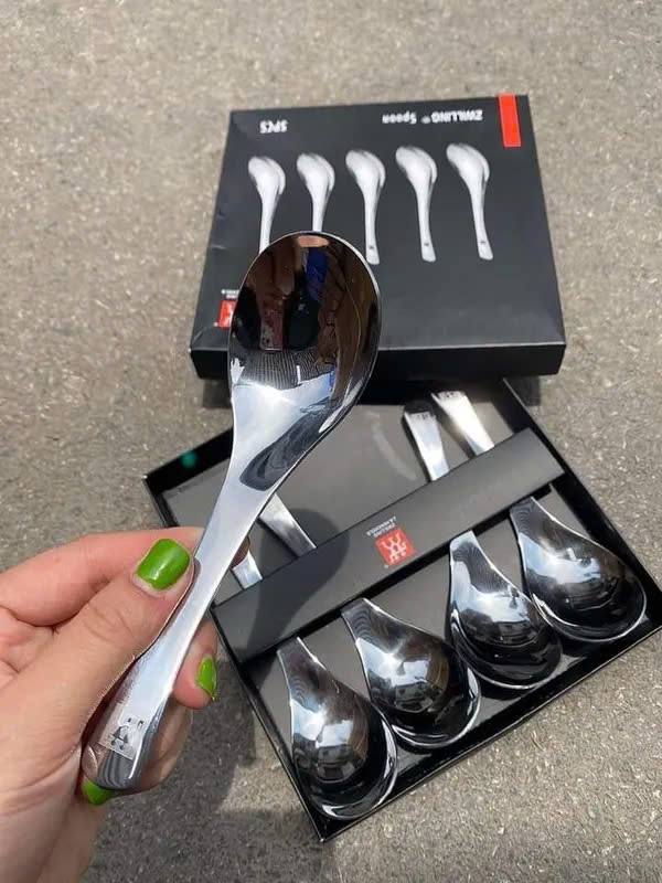 SET 5 MUỖNG INOX NGẮN - M236