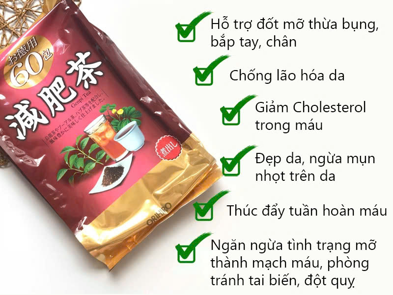 TRÀ GIẢM MỠ BỤNG GENPI - M07