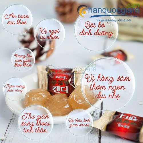 KẸO SÂM KHÔNG ĐƯỜNG TRẮNG - M101