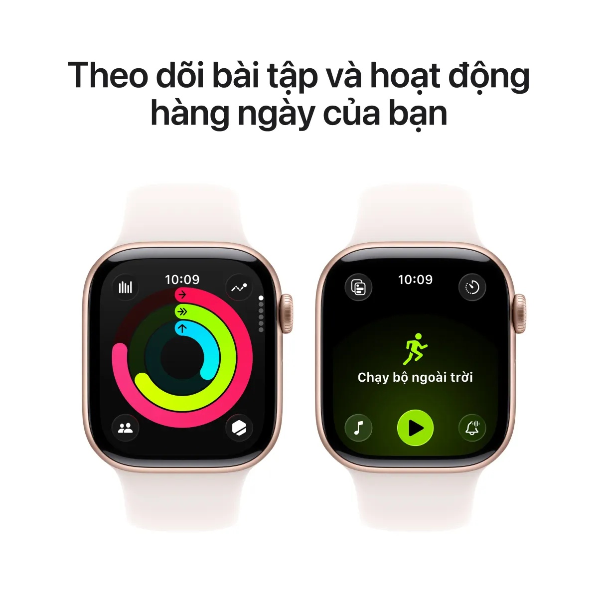 Apple Watch Series 11 42mm (GPS) Viền Nhôm Dây Cao Su Size S/M | Chính hãng Apple Việt Nam