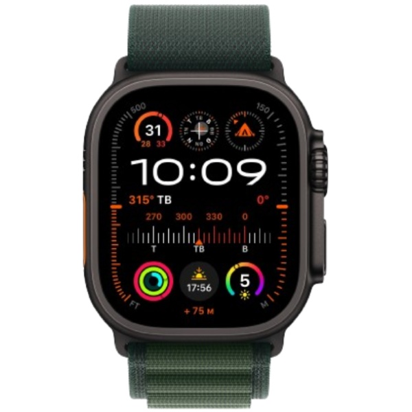 Apple Watch Ultra 2 2024 49mm 4G Viền Titan Đen Dây Alpine Size M | Chính hãng VN/A