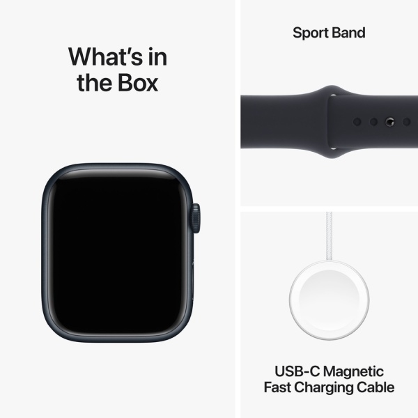 Apple Watch Series 9 45mm (GPS) viền nhôm dây cao su | Chính hãng Apple Việt Nam
