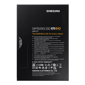 Ổ cứng SSD gắn trong 870 EVO SATA 2.5 inch 500GB MZ-77E500BW
