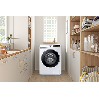 Máy giặt thông minh AI Ecobubble™ với Ngăn giặt xả tự động, 9kg; WW90T634DLE/SV