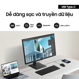 Màn hình 27 inch ViewFinity S6 S60UD QHD LS27D604UAEXXV