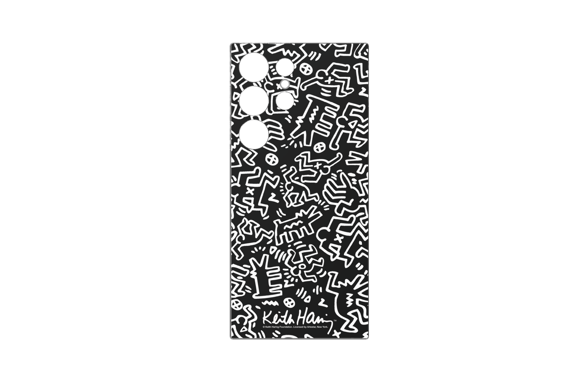 Keith Haring Mono Flipsuit Card for S24 Ultra