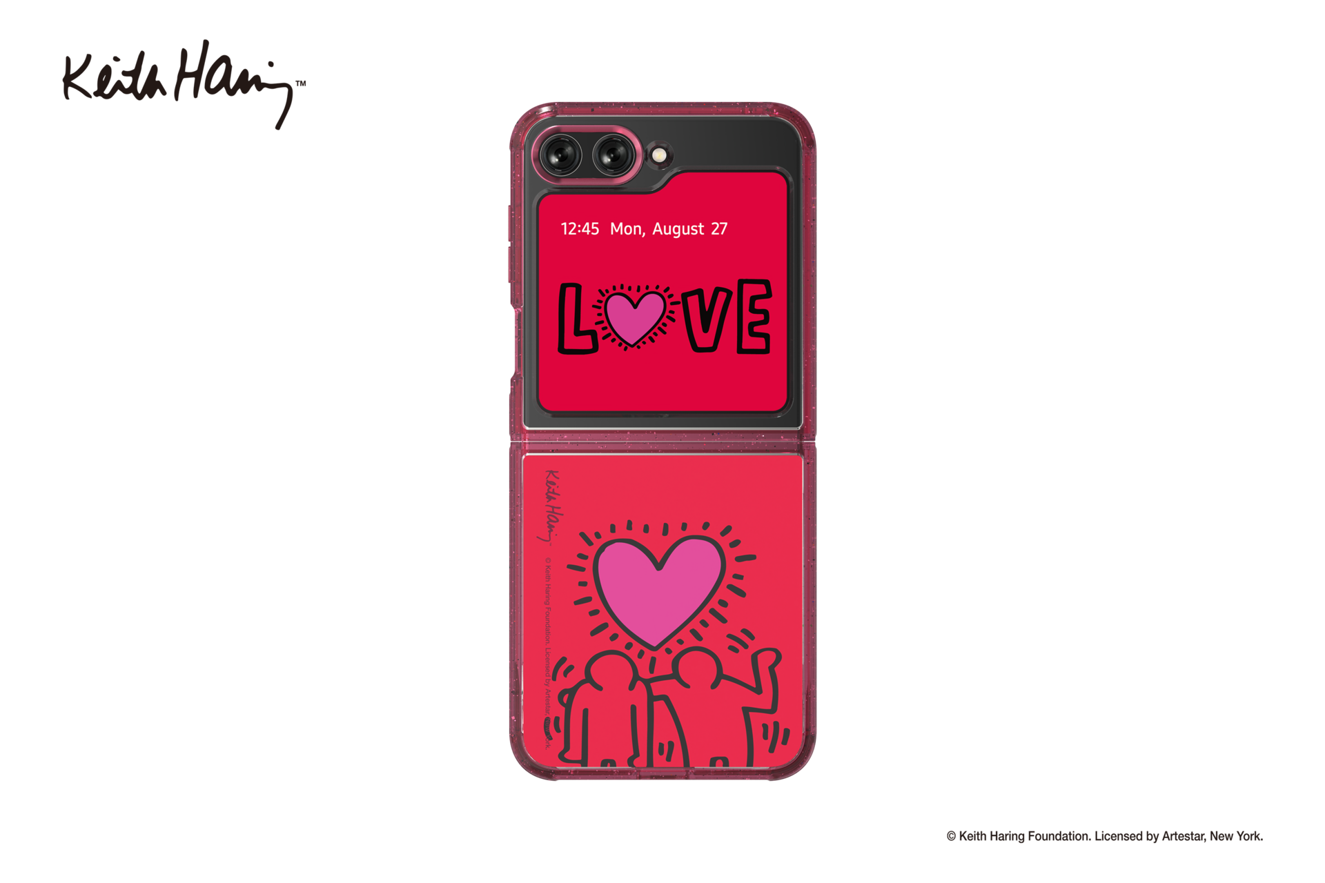 Keith Haring Love Eco-Friends Case for Z Flip5