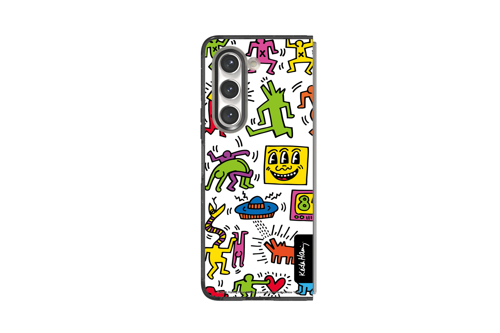 Keith Haring Pattern Eco-Friends Case for Z Fold5