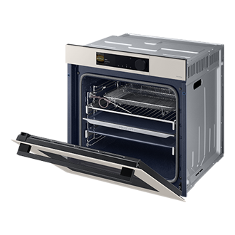 Lò nướng Bespoke NV7B6675CAA/SV Dual Cook 76L, màu Nâu Beige