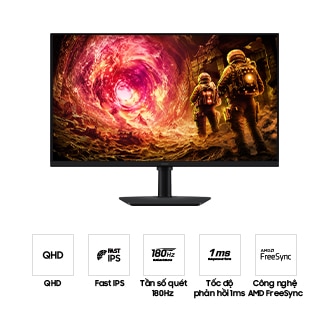 Odyssey G5 G50F QHD 180Hz Màn hình Gaming