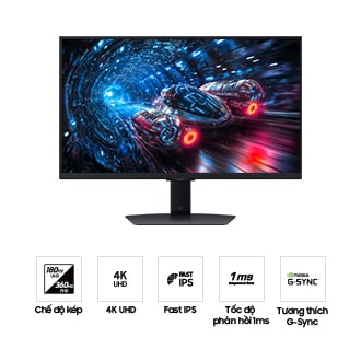 27" Odyssey G7 G70F 4K 180HZ Màn hình Gaming