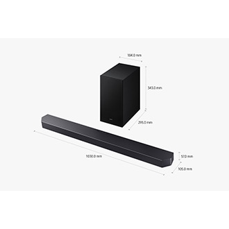 Q-series Soundbar HW-Q600F 3.1.2 ch Subwoofer (2025)