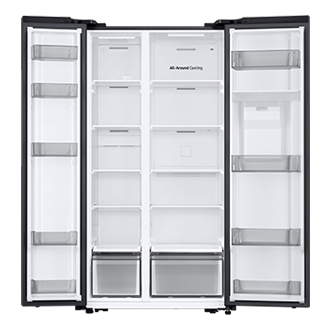 RS4000DC Side by Side with Water Dispenser