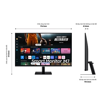 32 inch Màn Hình Thông Minh M7 M70D UHD LS32DM700UEXXV