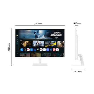 32" Smart Monitor M7 M70F 4K Samsung Vision AI