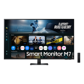 43" Smart Monitor M7 M70F (Black) 4K Samsung Vision AI