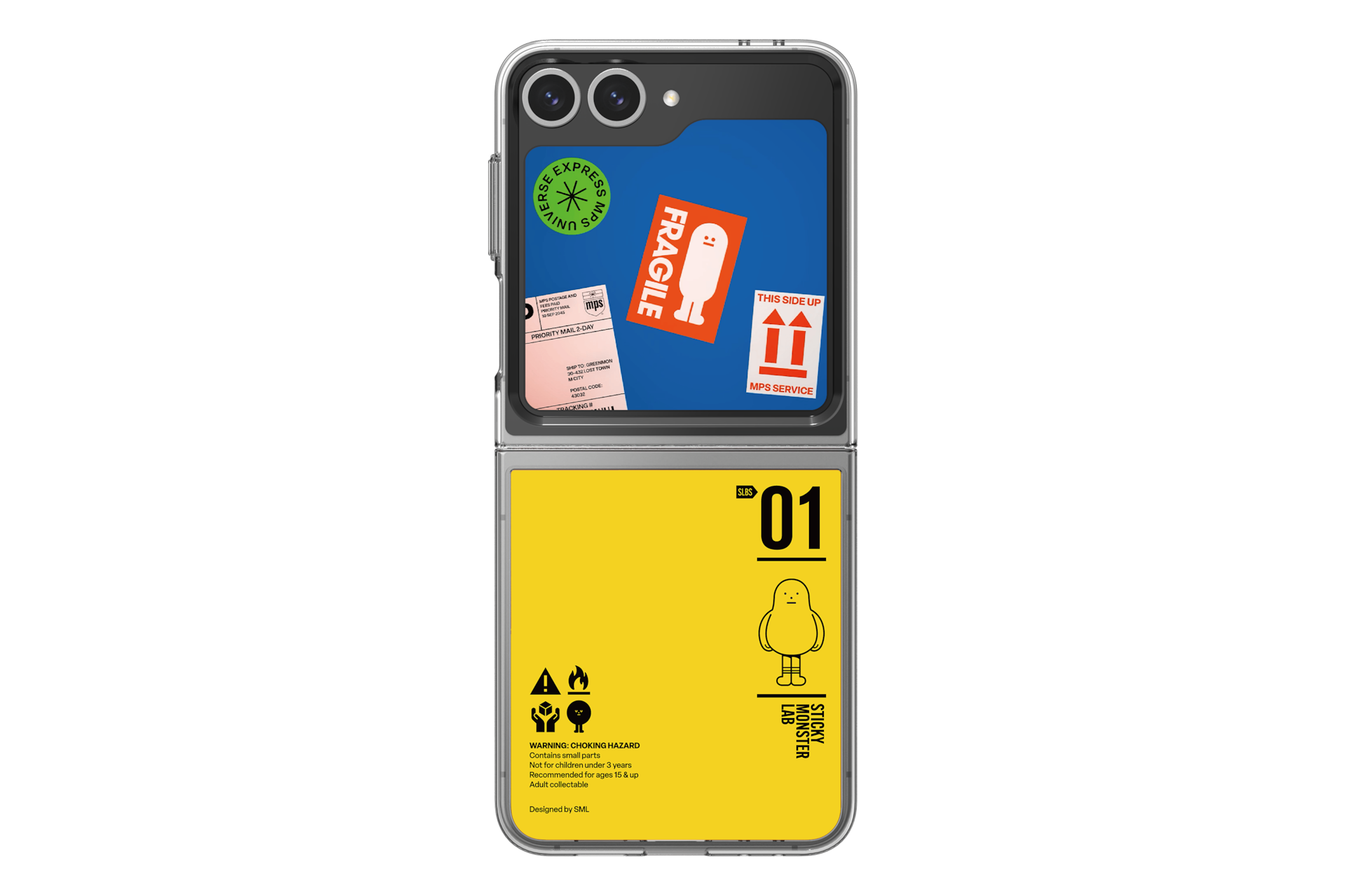 Sticky Monster Lab Fragile Flipsuit Card for Galaxy Z Flip6
