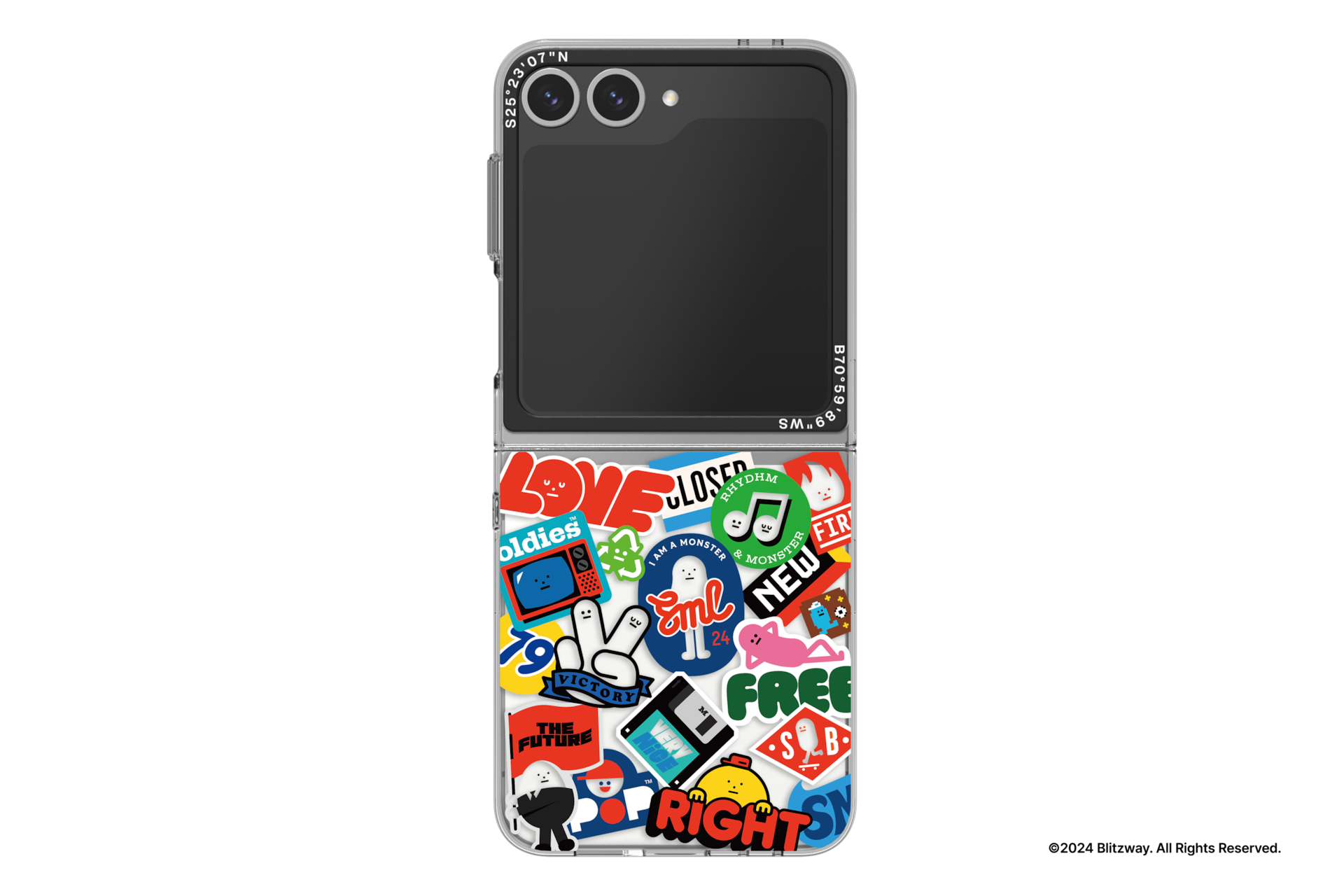 Ốp lưng mỏng Sticky Monster Sticker Galaxy Z Flip6