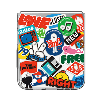 Ốp lưng mỏng Sticky Monster Lab Relax Galaxy Z Flip6