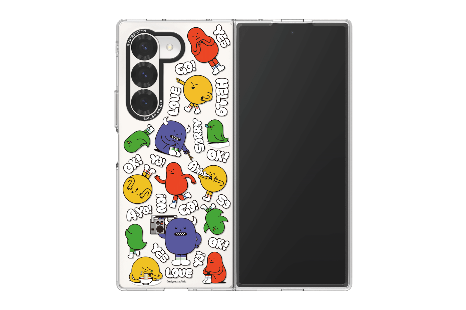 Sticky Monster Lab Friends Slim Impression Case for Galaxy Z Fold6