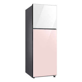 Tủ Lạnh Bespoke Ngăn Đông Trên với Đông Mềm Linh Hoạt 4 Chế Độ Optimal Fresh+ màu Trắng Thạch Anh/ Hồng Pha Lê, 348L