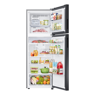 Tủ Lạnh Bespoke Ngăn Đông Trên với Đông Mềm Linh Hoạt 4 Chế Độ Optimal Fresh+ màu Trắng Thạch Anh/ Hồng Pha Lê, 348L