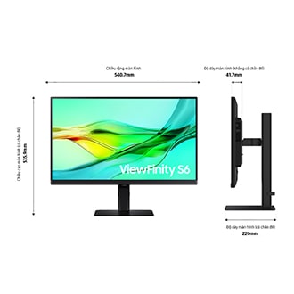 Màn Hình 24 Inch ViewFinity S6 S60UD QHD LS24D604UAEXXV