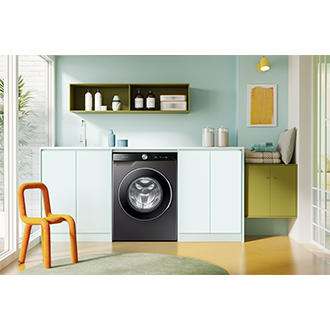 Máy giặt thông minh AI Ecobubble™ với Ngăn giặt xả tự động, 9kg; WW90T634DLN/SV