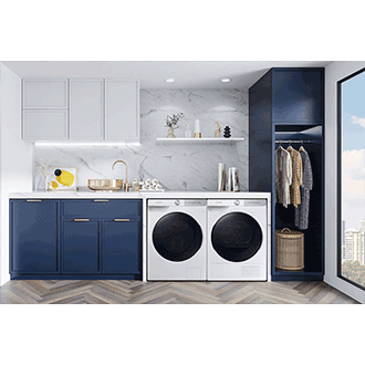 Máy giặt thông minh AI Ecobubble™ với Ngăn giặt xả tự động, 12kg