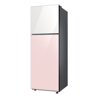 Tủ Lạnh Bespoke Ngăn Đông Trên với Đông Mềm Linh Hoạt 4 Chế Độ Optimal Fresh+ màu Trắng Thạch Anh/ Hồng Pha Lê, 348L