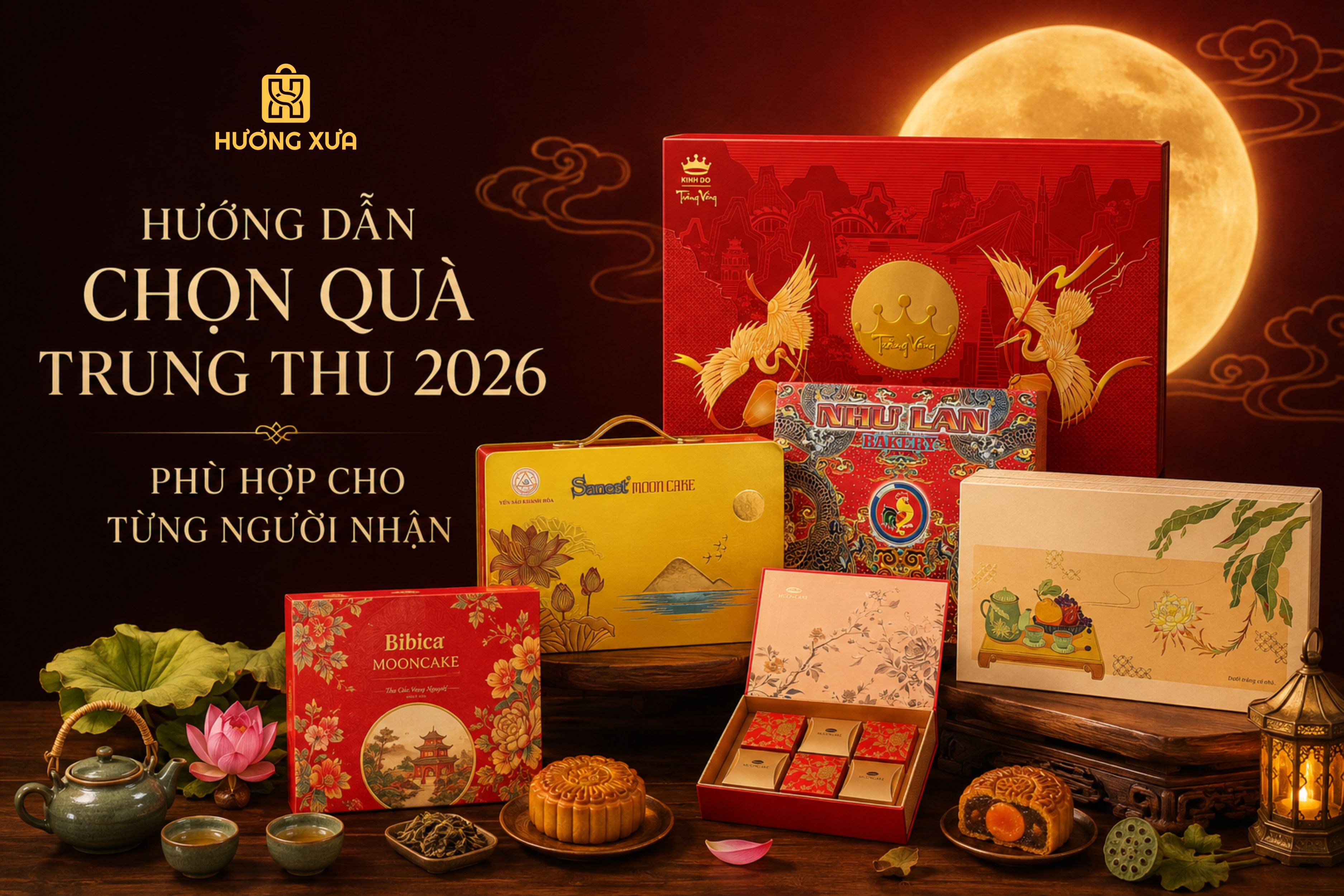 Hướng dẫn chọn quà Trung Thu 2026 phù hợp từng người nhận