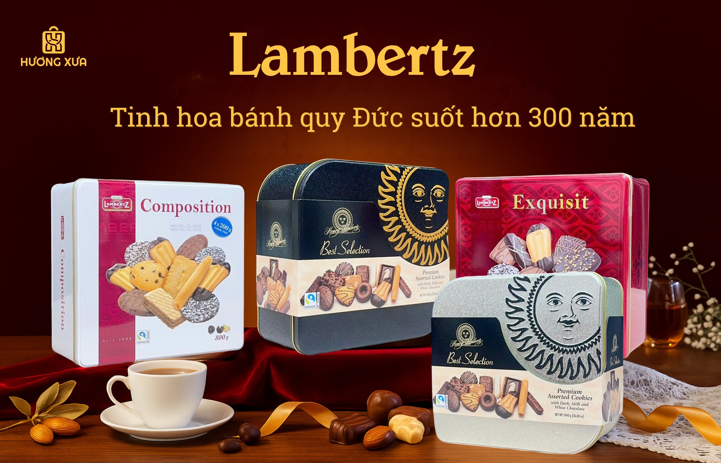 Bộ Sưu Tập Bánh Lambertz Đức – Quà Biếu Sang Trọng