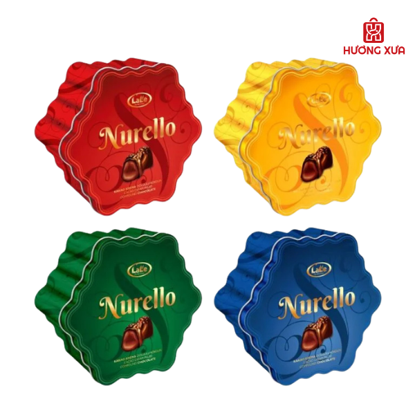 Socola Hỗn Hợp Nurello Lale Hộp Sắt Hoa 200g