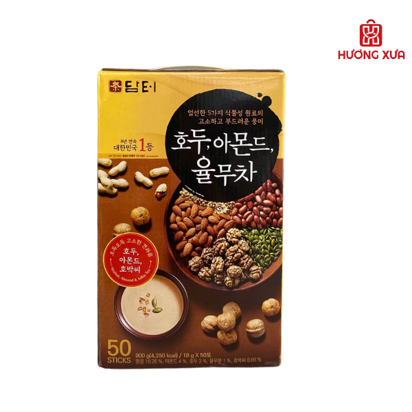 Bột ngũ cốc 5 loại hạt Damtuh Hộp 50 gói