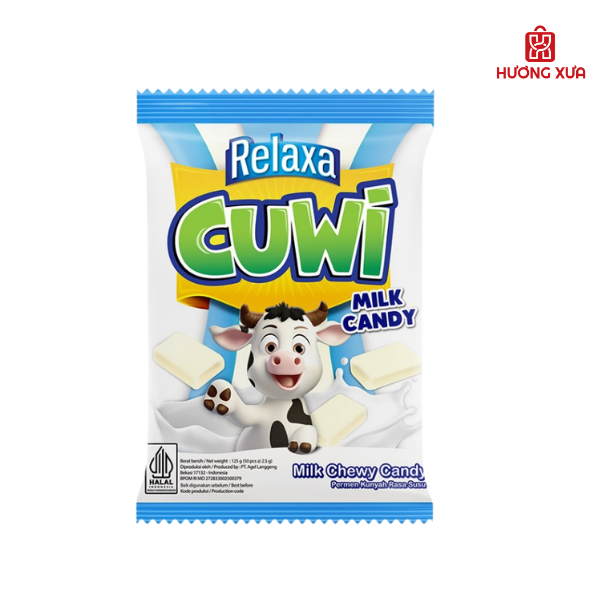 Kẹo Sữa Relaxa Cuwi Milk Candy 125g