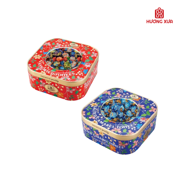 Kẹo bơ sữa Walker's Toffees hộp thiếc 125g