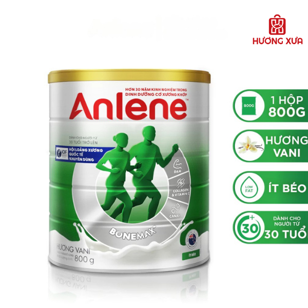 Sữa Bột Anlene Hương Vani 800g 
