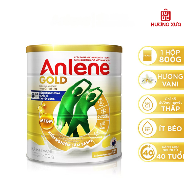 Sữa Bột Anlene Gold Hương Vani 800g 