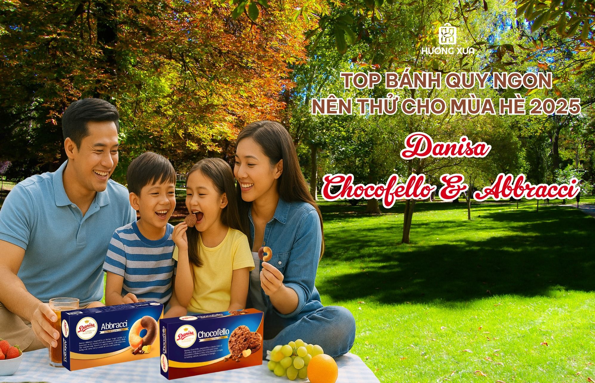 Top bánh quy ngon nên thử cho mùa hè 2025 – Danisa Chocofello & Abbracci