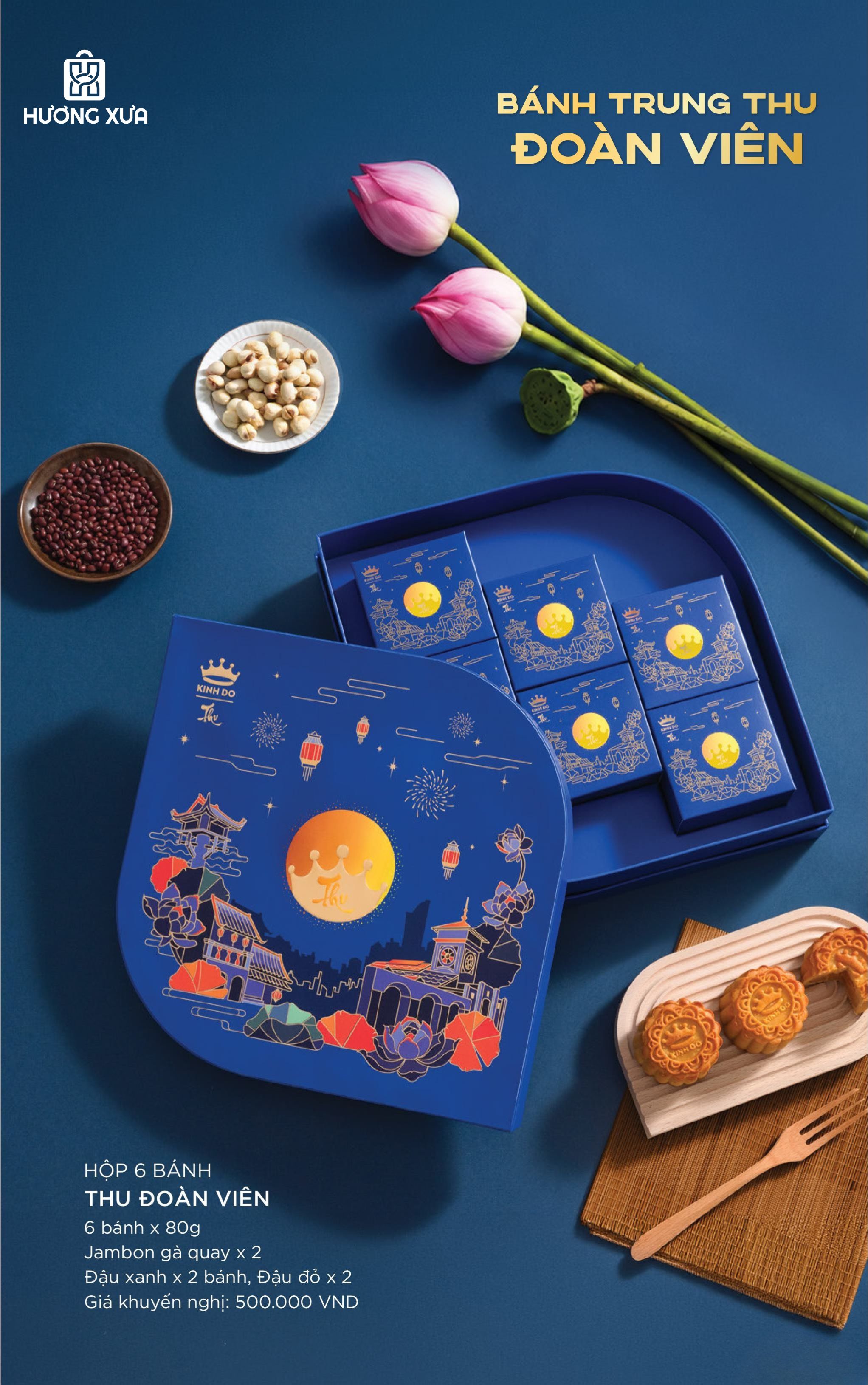 Bánh Trung Thu Kinh Đô Hộp Thu Đoàn Viên 