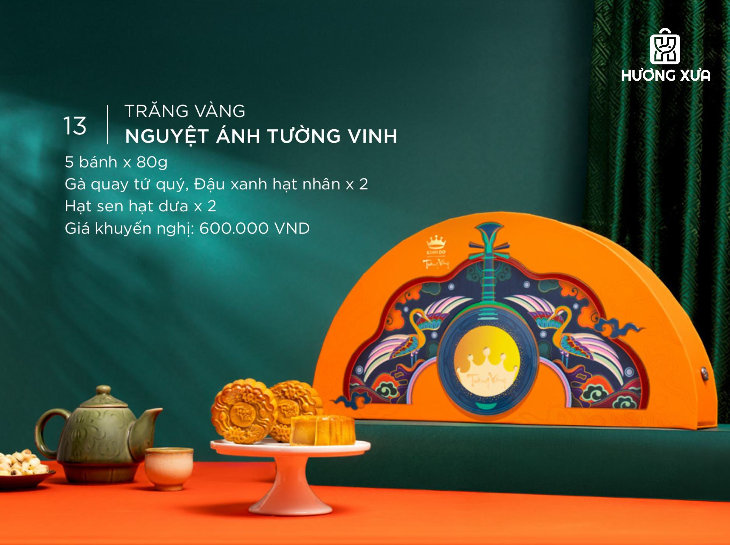 Bánh Trung Thu Kinh Đô Trăng Vàng Nguyệt Ánh Tường Vinh