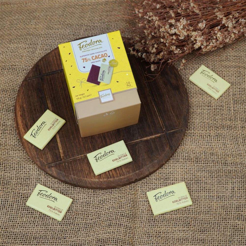  Feodora 75% cacao – Nguyên bản, đậm sâu