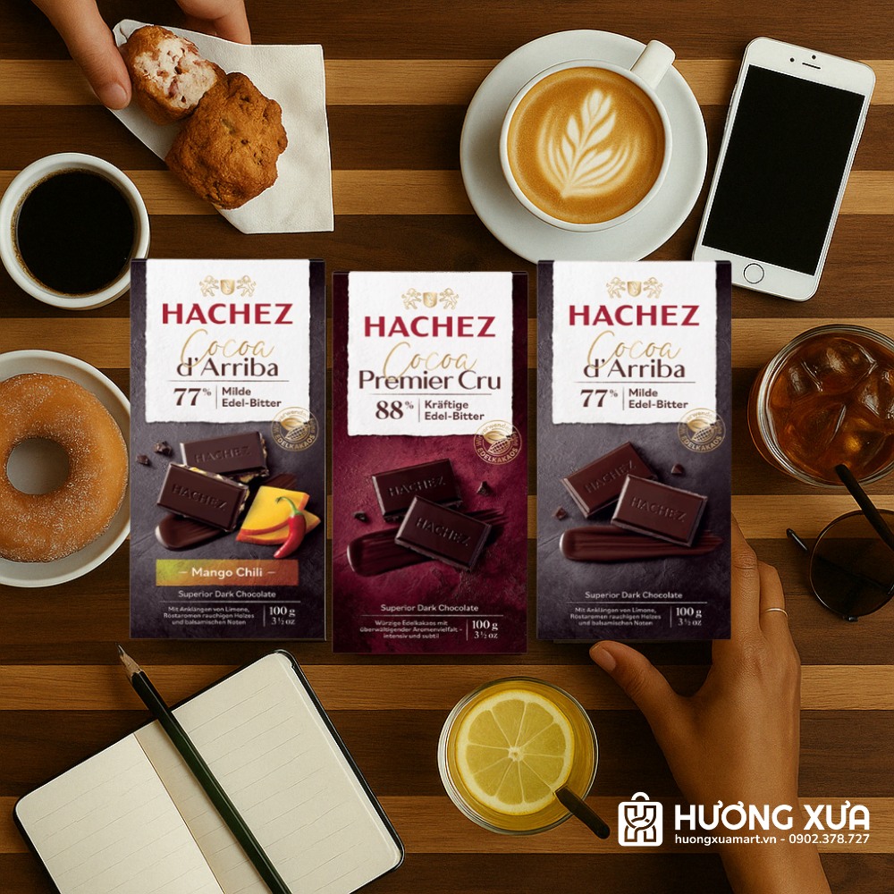 Hachez – hơn 130 năm tinh luyện socola Đức