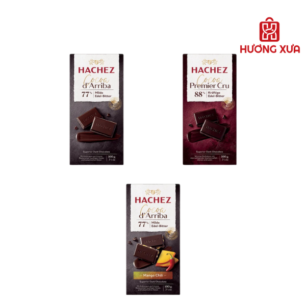 Socola Hachez Thanh 100g – Nghệ Thuật Của Vị Đắng Thuần Khiết