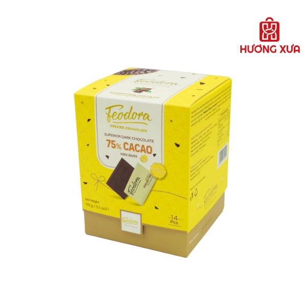 Socola Feodora Dark Hộp Giấy 105g