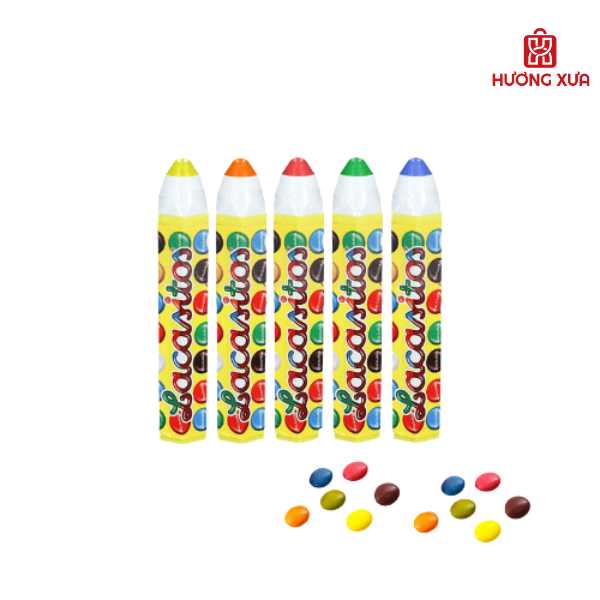 Socola Sữa Bút Chì Màu Lacasitos 20g