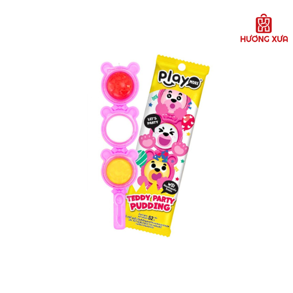 Thạch Pudding Teddy Party Playmore 52g