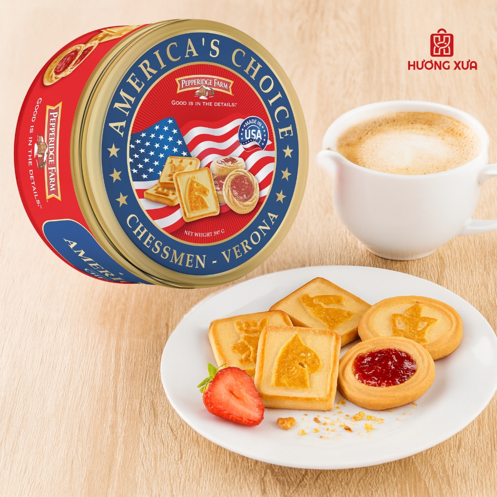 Pepperidge Farm America’s Choice 397g – Hộp quà mang đậm dấu ấn Hoa Kỳ
